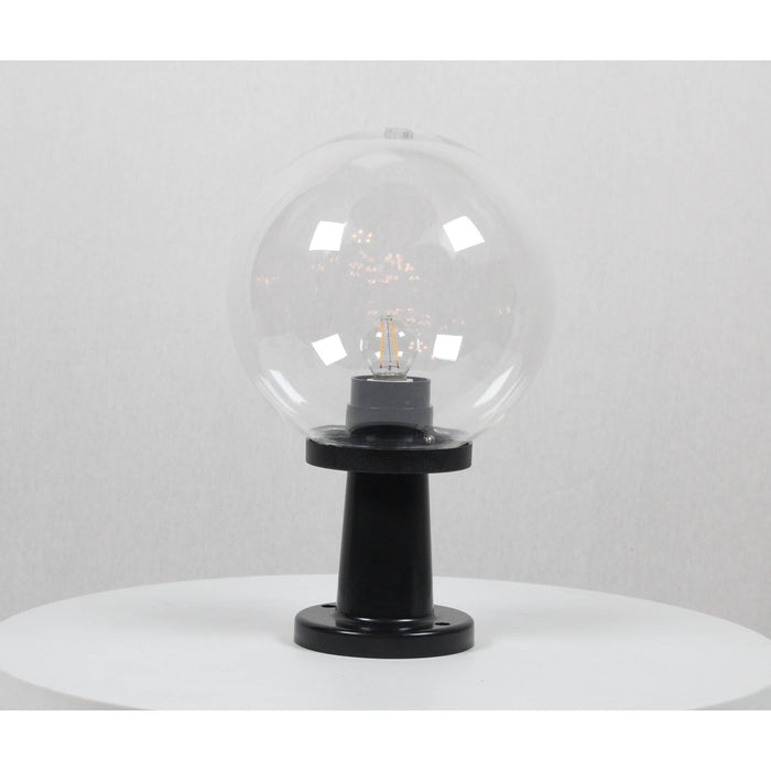 LAMP. EXT. MURO NEGRO 1L E27 25W