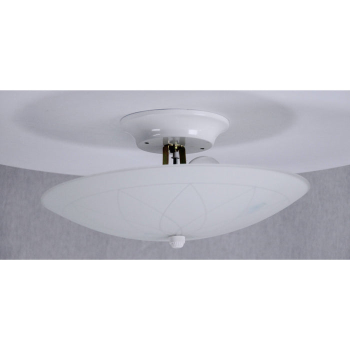 LAMP. TECHO BLANCO 2L E27 60W