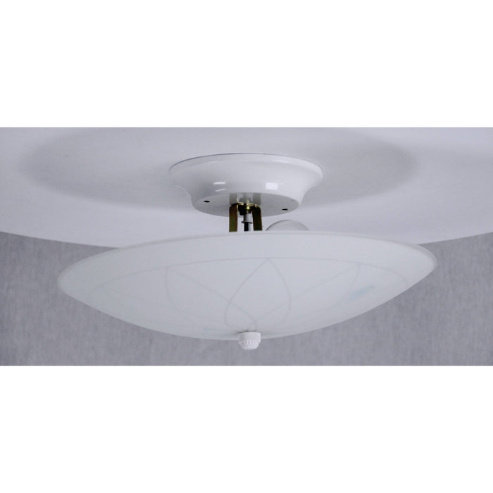 LAMP. TECHO BLANCO 2L E27 60W