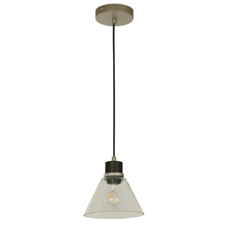 LAMP. TECHO DORADO 1L E27 40W