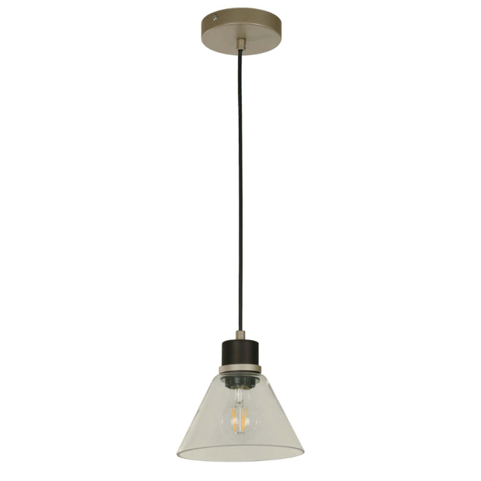 LAMP. TECHO DORADO 1L E27 40W