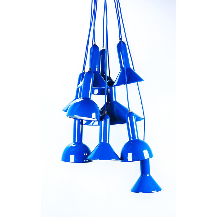 Lámpara Techo Azul 10L E27 40W
