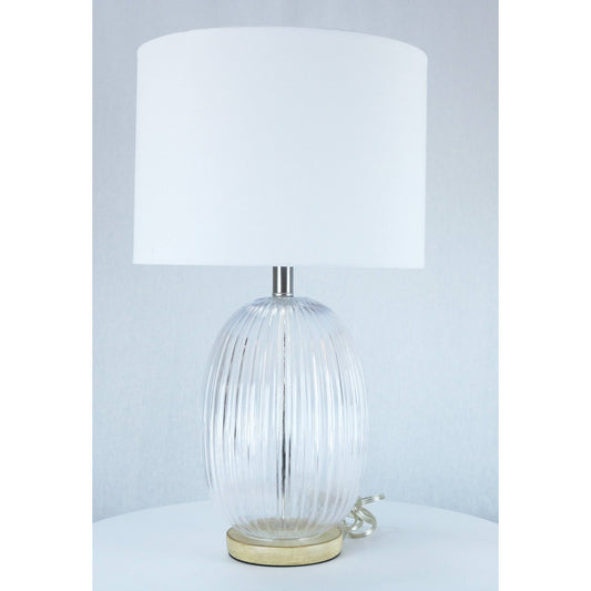 LAMP. MESA TRANSPARENTE 1L E27 100W