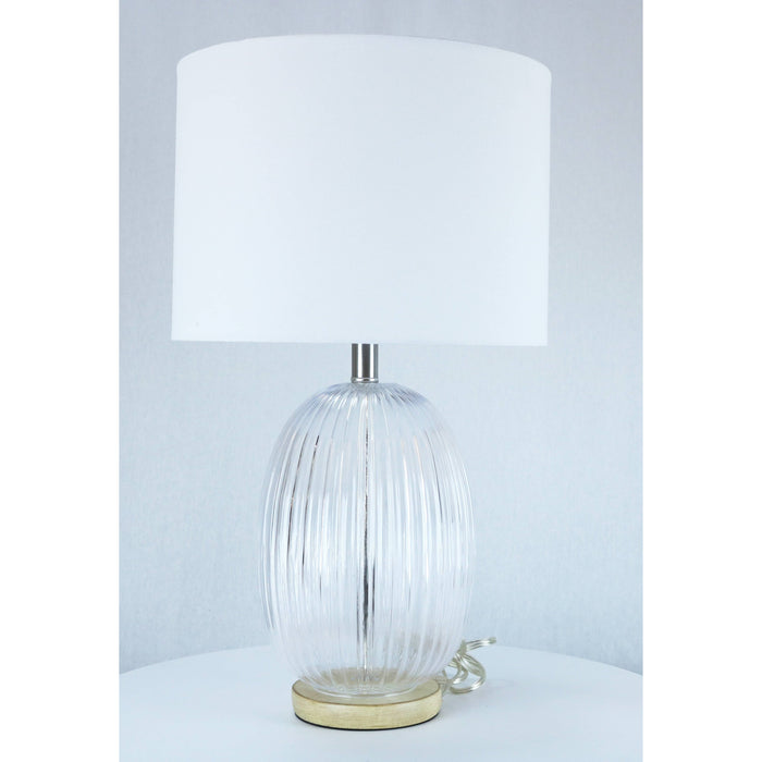 LAMP. MESA TRANSPARENTE 1L E27 100W