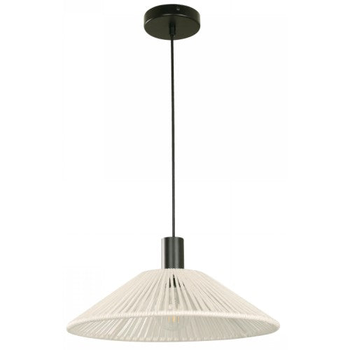 LAMP. COLGANTE 1L BLANCO 40W 120V E27