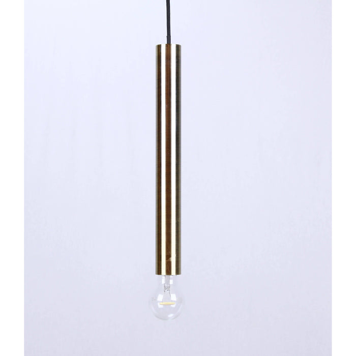 LAMP. COLGANTE BRONCE ANTIGUO 1L E27 60W