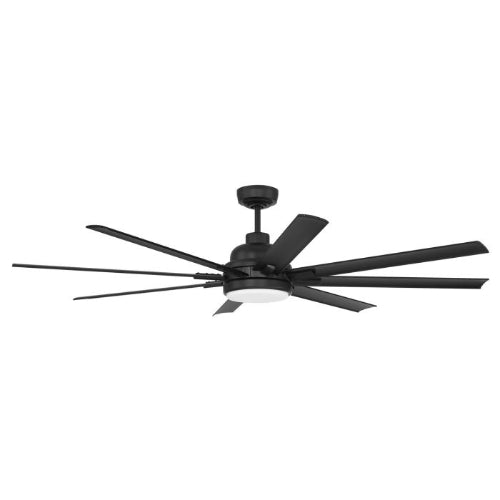 VENTILADOR LED DE TECHO NEGRO WIFI DC 65" 20W 120V 3000K