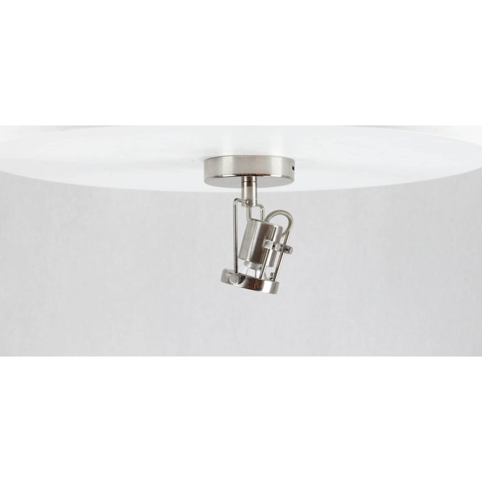 LAMP. LED TECHO REFLECTORA NÍQUEL SATINADO 1L 5W 100-240V 3000K
