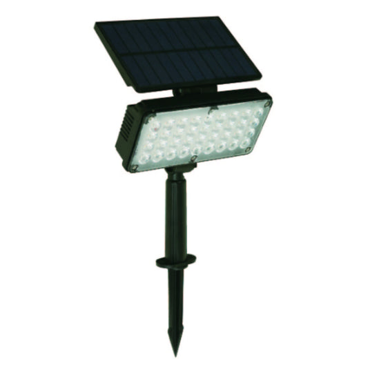 LAMP. EXT. LED ESTACA SOLAR NEGRO 5W 3.7V 3000K