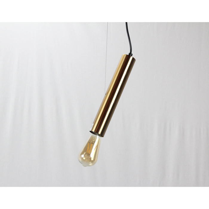 LAMP. COLGANTE BRONCE 1L E27 40W