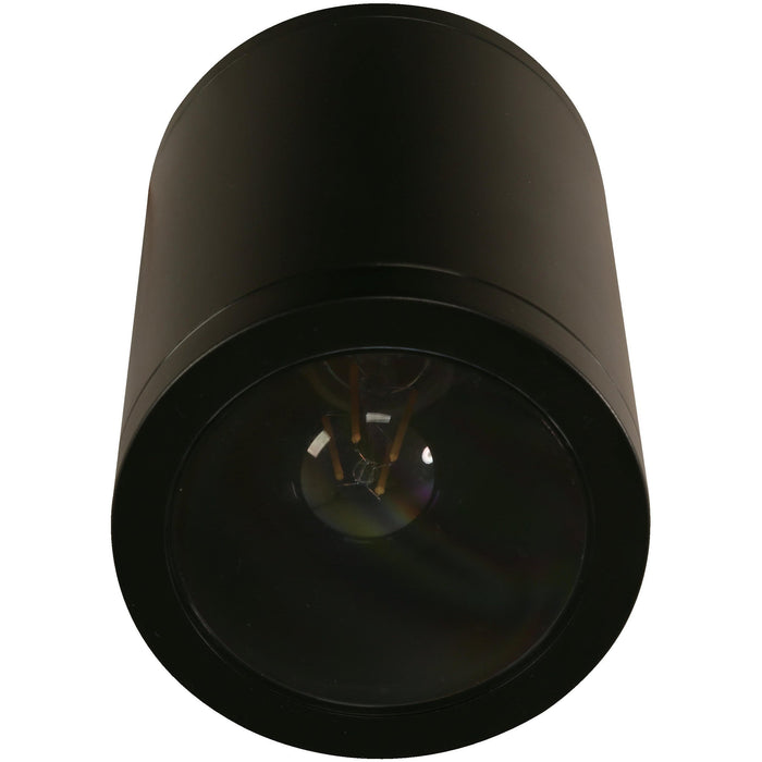 LAMP. EXT. TECHO NEGRO 1L E27 12W