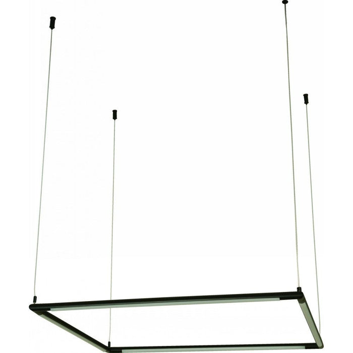 LAMP. LED COLGANTE NEGRO 52W 100-277V 3000K