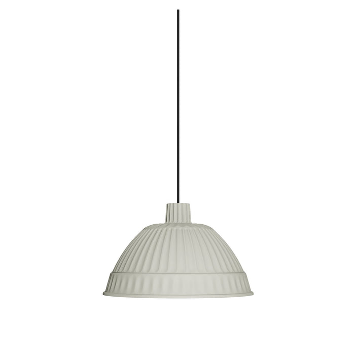 LAMP. COLGANTE CLOCHE GRIS 1L E27 30W