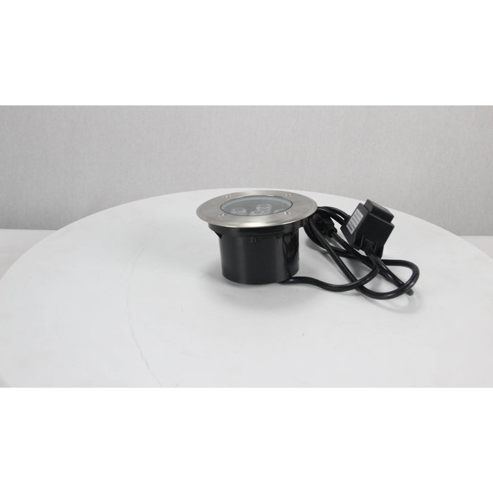 Lámpara Led Exterior  Piso Plateado 1L 6W 110-220V 3000K Sumergible
