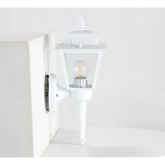 LAMP. EXT. PARED BLANCO 1L E27 60W