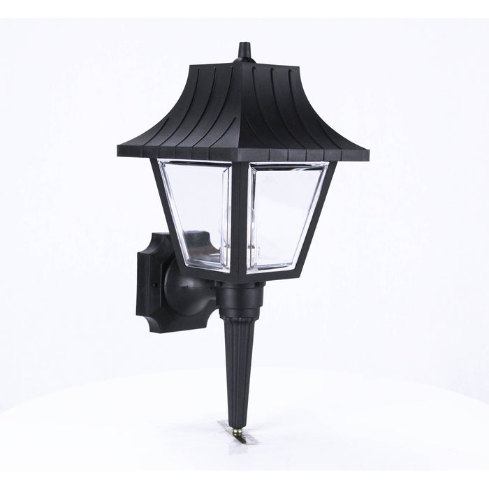 LAMP. EXT. PARED NEGRO 1L E27 40W (2 PIEZAS)