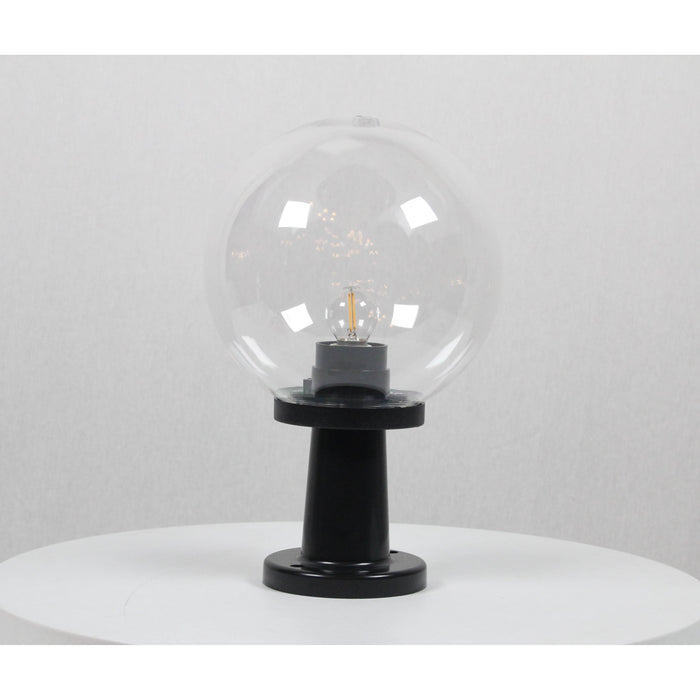 LAMP. EXT. MURO NEGRO 1L E27 25W