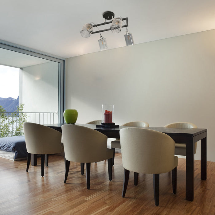 LAMP. TECHO NEGRO 4L E27 60W