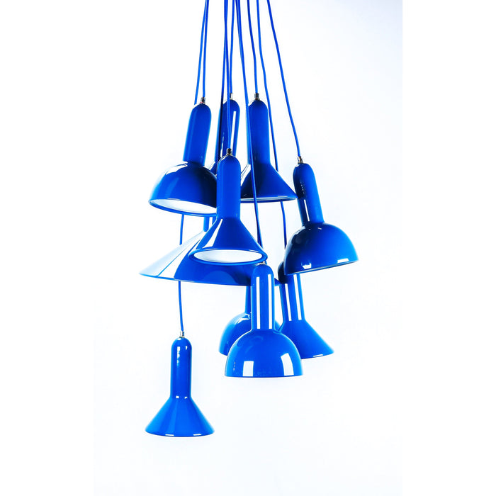 Lámpara Techo Azul 10L E27 40W