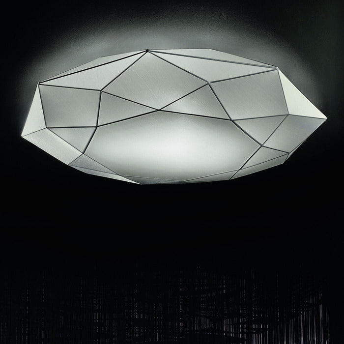 LAMP. TECHO DIAMOND PP 120 BLANCO 3L E27 100W