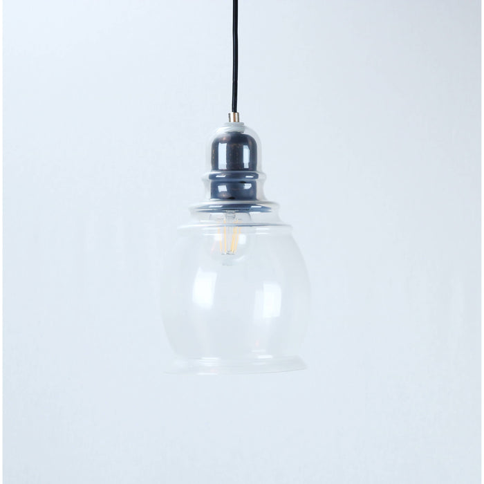 LAMP. COLGANTE NEGRO 1L E27 40W