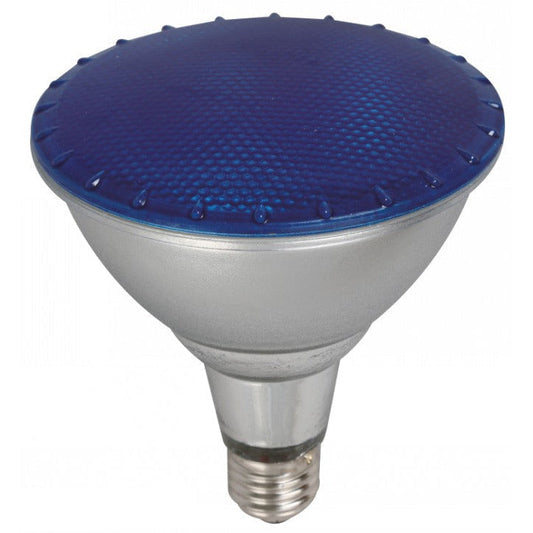 BOMBILLO LED EXTERIOR PAR 38 E27 15W 100-265V LUZ AZUL