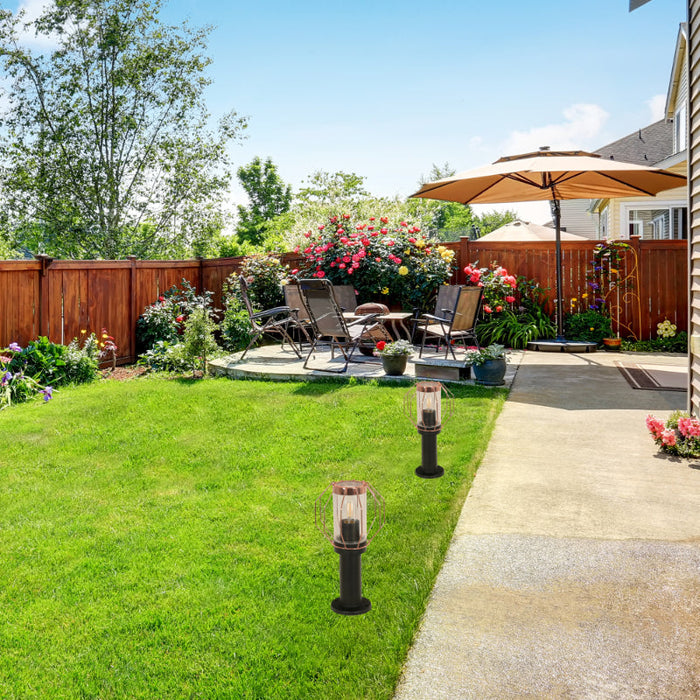 Lámpara Exterior  Poste Negro 1L E27 40W