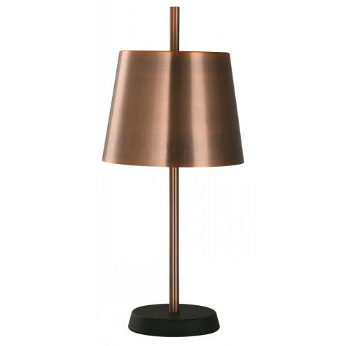 LAMP. MESA COBRE ANTIGUO 1L E27 60W