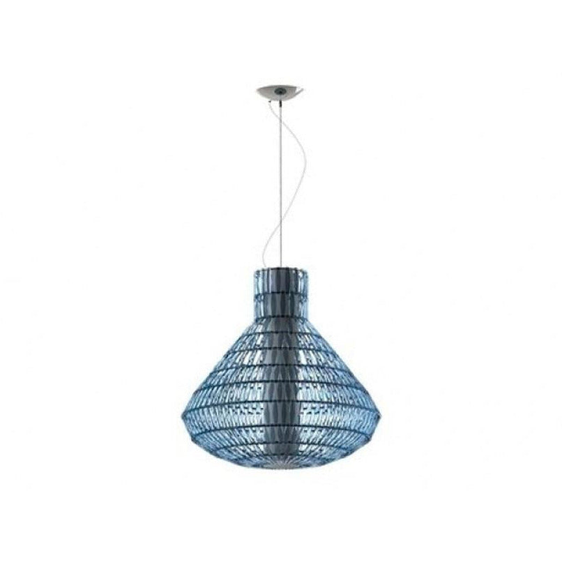 LAMP. COLGANTE TROPICO BELL CROMO 1L GX24Q-4 42W