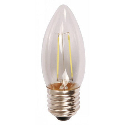 BOMBILLO LED FILAMENTO TORPEDO E27 2W 120V 6500K