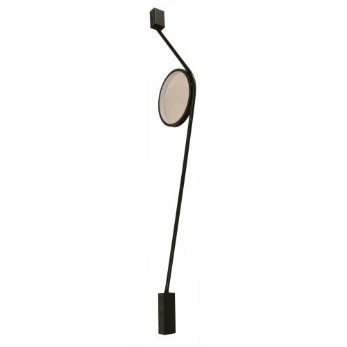 LAMP. LED PARED NEGRO 1L 10W 100-240V 3000K
