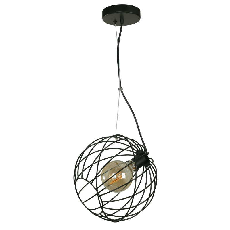 LAMP. TECHO NEGRO 1L E27 60W