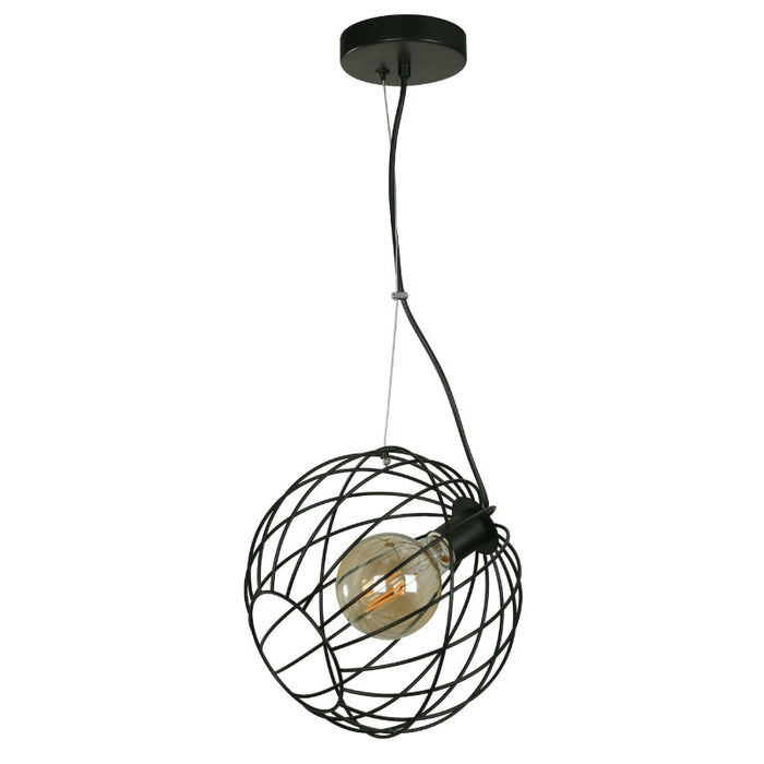 LAMP. TECHO NEGRO 1L E27 60W