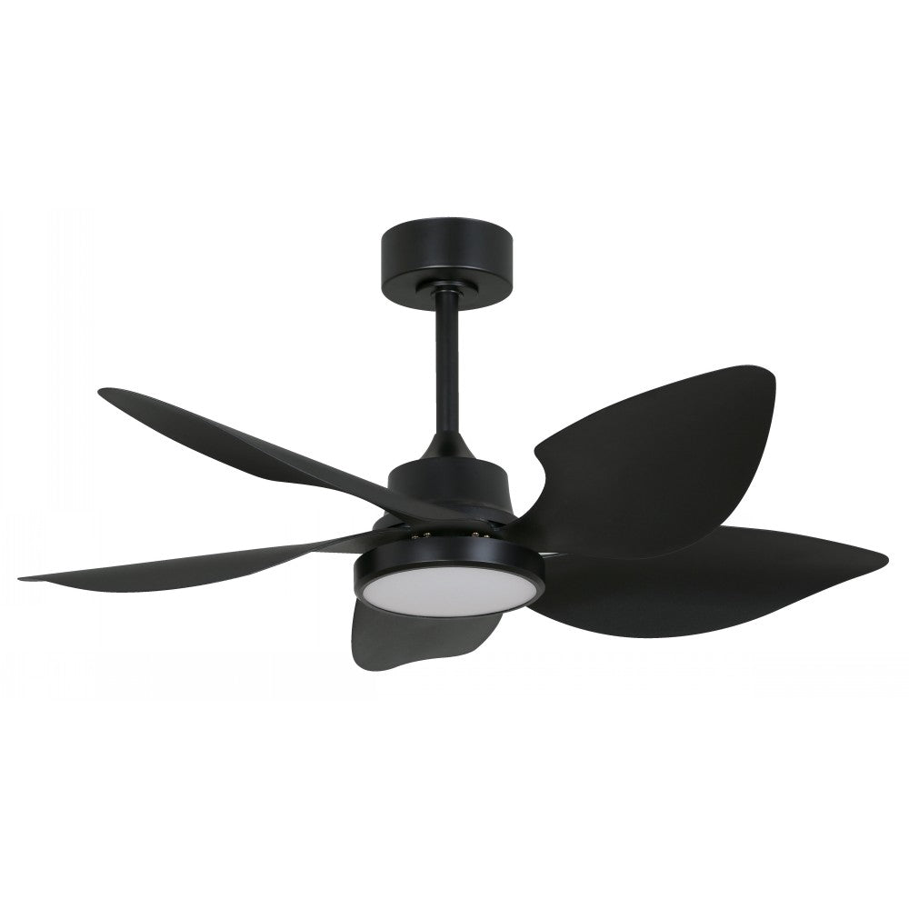VENTILADOR LED TECHO NEGRO 42" DC 22W 100-240V 3000-6500K C/R