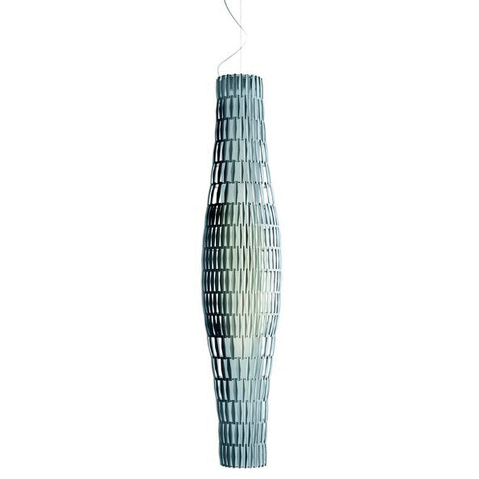 LAMP. COLGANTE TROPICO VERTICAL CROMO 1L