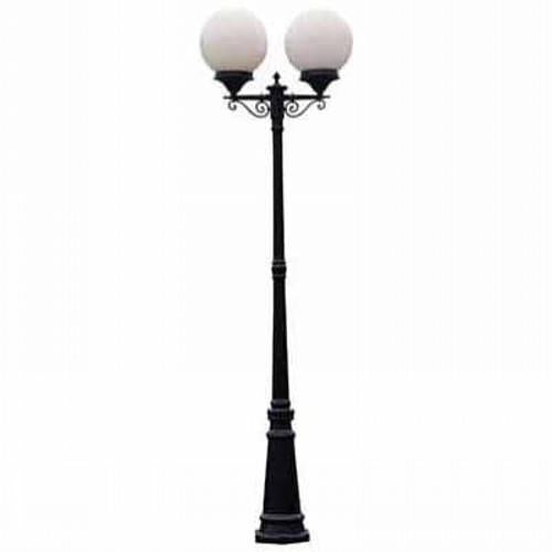 LAMP. EXT. POSTE NEGRO 2L E27 60W