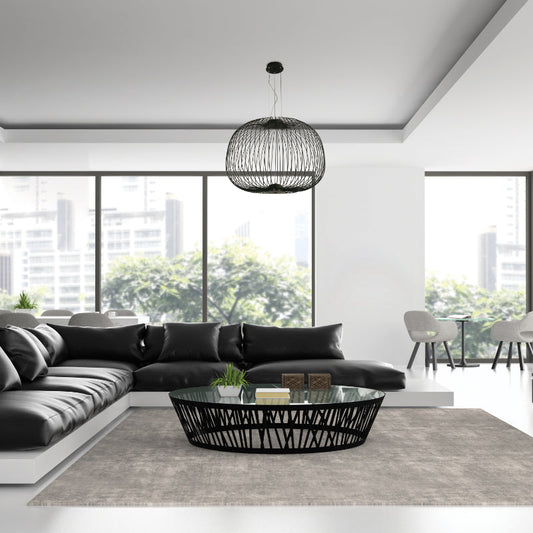 LAMP. COLGANTE NEGRO 1L GU10 50W