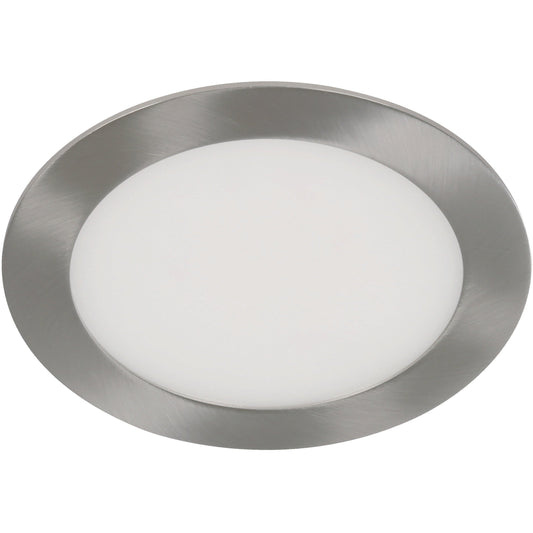 LAMP. LED TECHO NIQUEL SATINADO 12W 100-240V 6000K