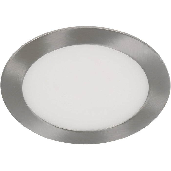 LAMP. LED TECHO NIQUEL SATINADO 12W 100-240V 6000K