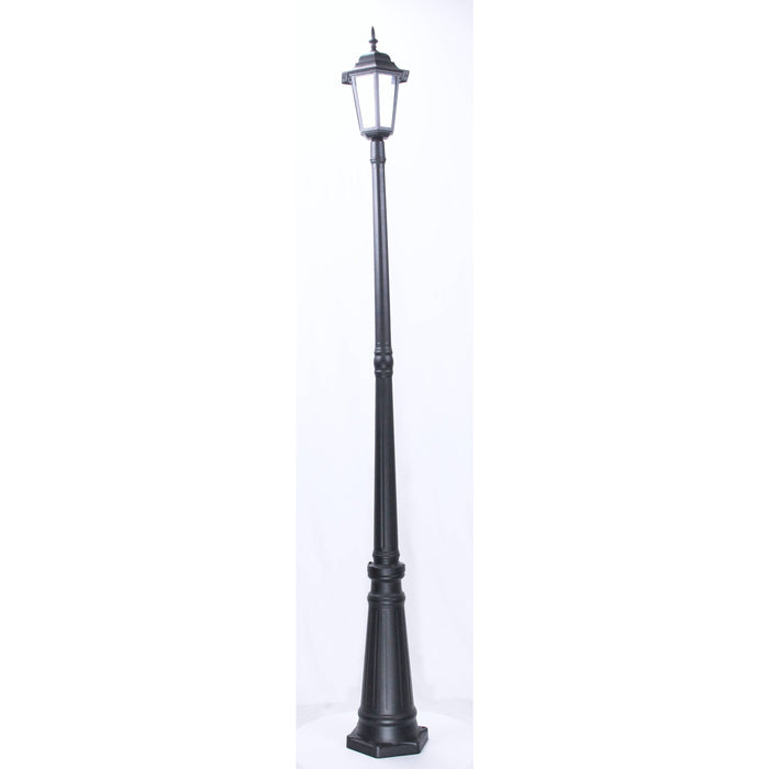 Lámpara Exterior  Poste Negro 1L E27 100W