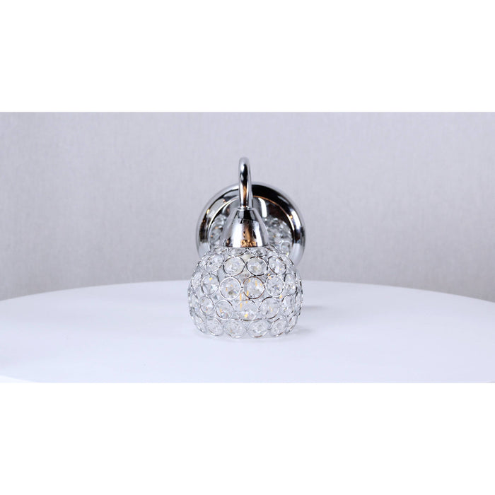 LAMP. PARED CROMO 1L E14 40W