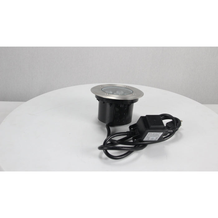 Lámpara Led Exterior  Piso Plateado 1L 6W 110-220V 3000K Sumergible
