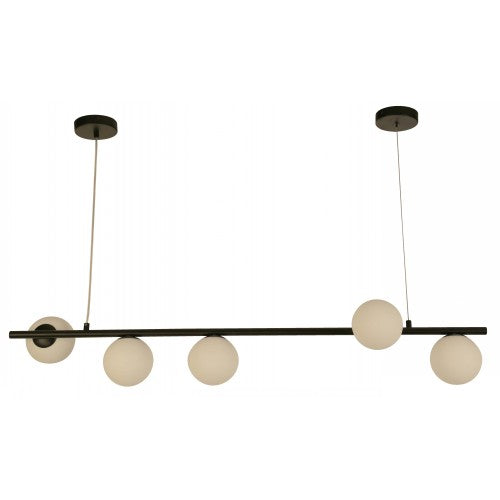 LAMP. COLGANTE NEGRO 5L G9 5W