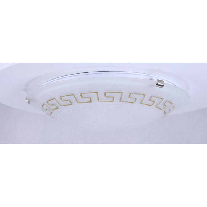 LAMP. TECHO NIQUEL SATINADO 1L E27 60W (N/B)