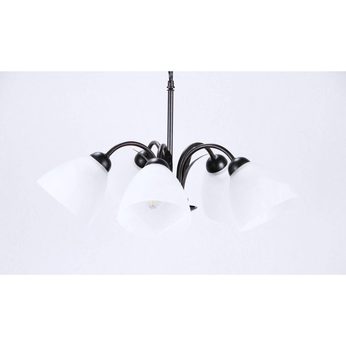 LAMP. TECHO NEGRO 5L E27 60W