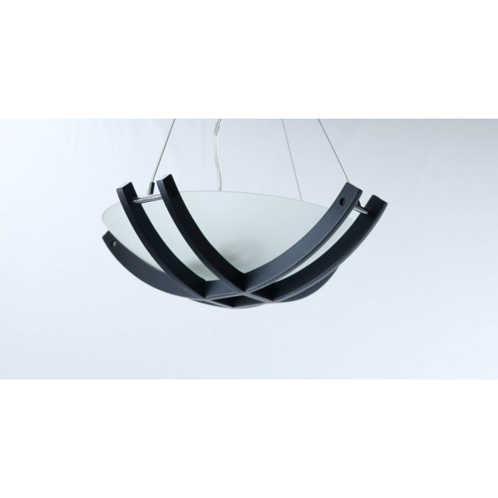 LAMP. COLGANTE NÍQUEL SATINADO 2L E27 60W (CONVERTIBLE)