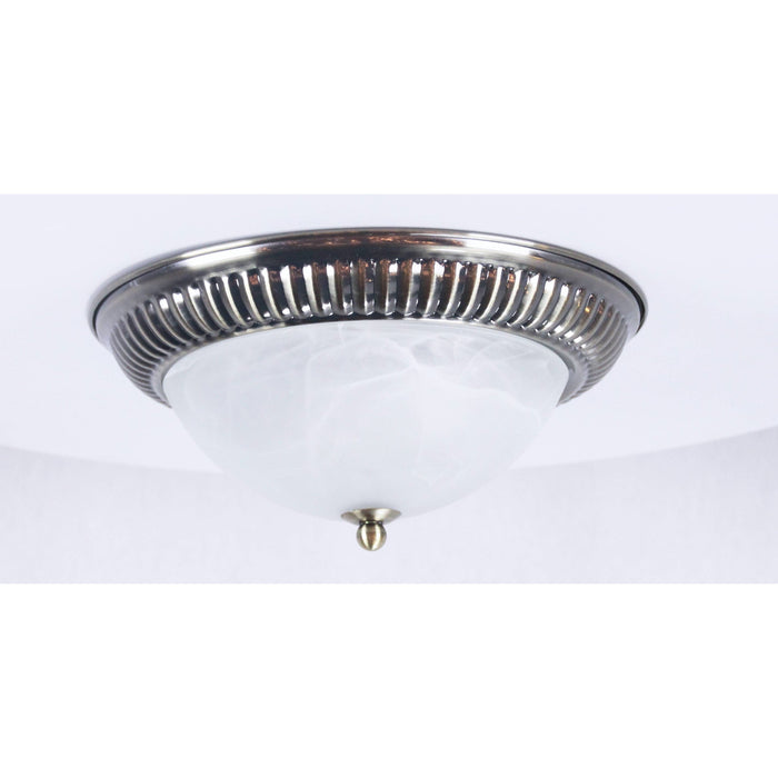 LAMP. TECHO BRONCE ANTIGUO 1L E27 60W (2 PIEZAS)