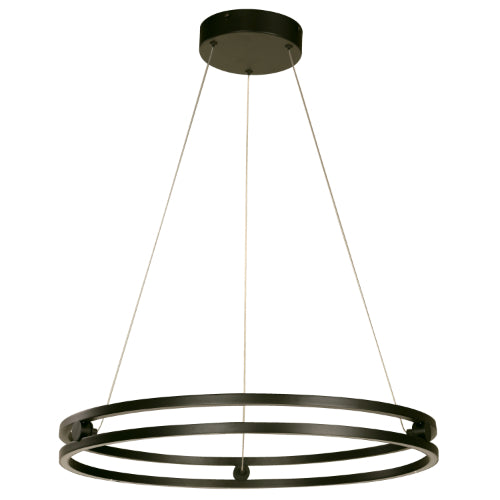 LAMP. LED COLGANTE NEGRO 36W 120-277V 3000K DIMEABLE