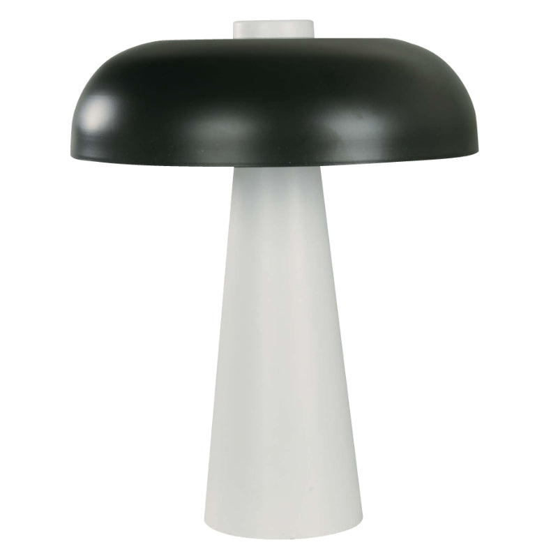 LAMP. MESA BLANCO Y NEGRO 2L E27 40W