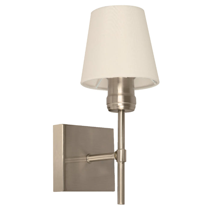 LAMP. PARED NIQUEL SATINADO 1L E27 40W